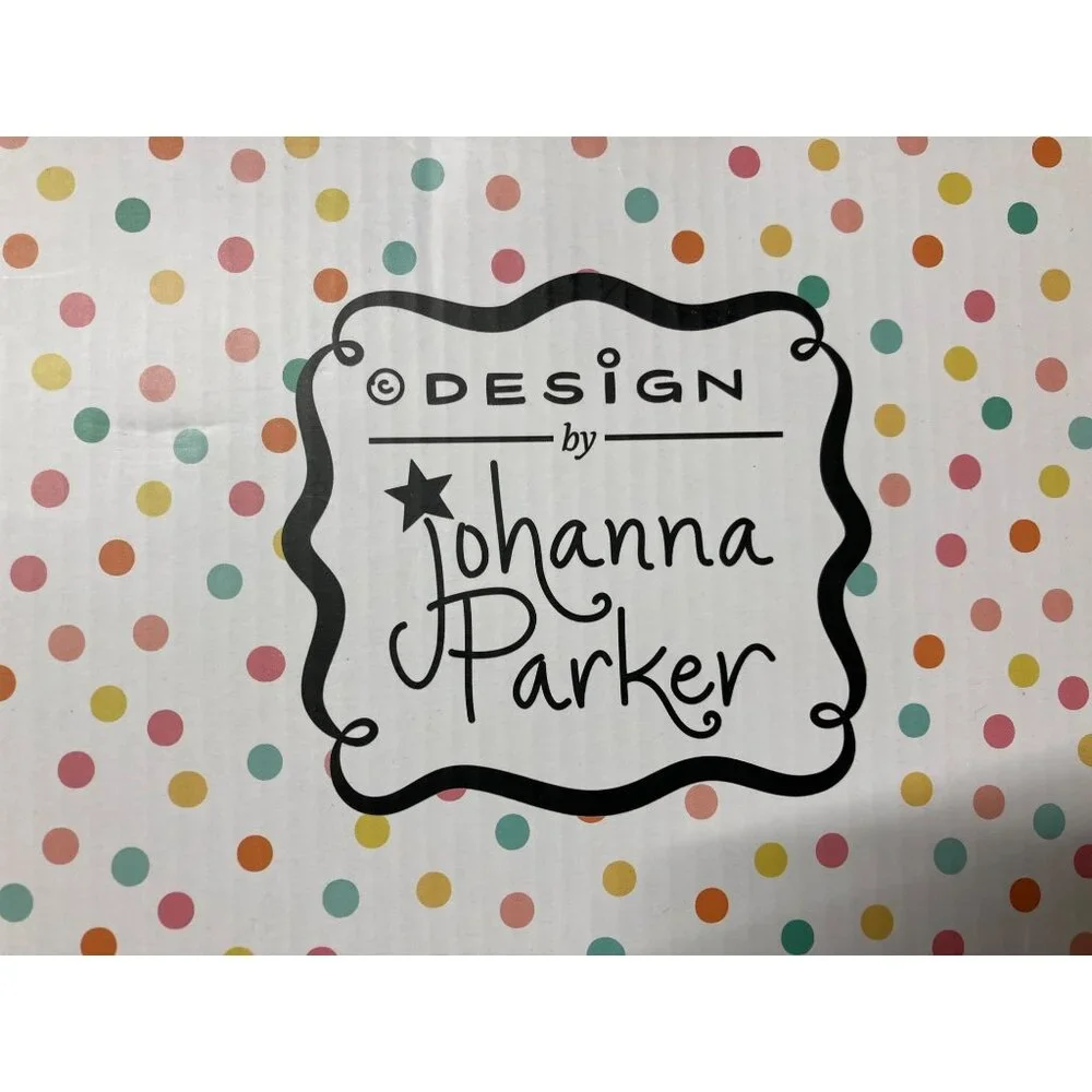 Johanna Parker Design Ceramic Sugar & Creamer Set Festive Holiday Cups Lot 6 New - Picture 12 of 14